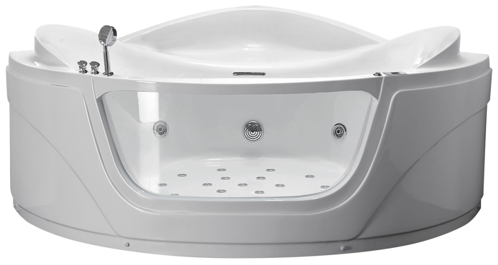 Фото Акриловая ванна 165x165 Gemy (G9247 K), четверть круга