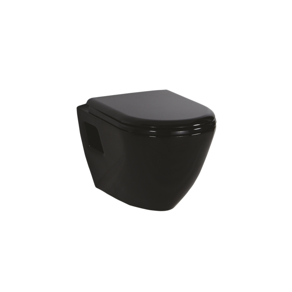 CREAVIT Унитаз подвесной ЧЕРНЫЙ TP325-11SI00E-0000