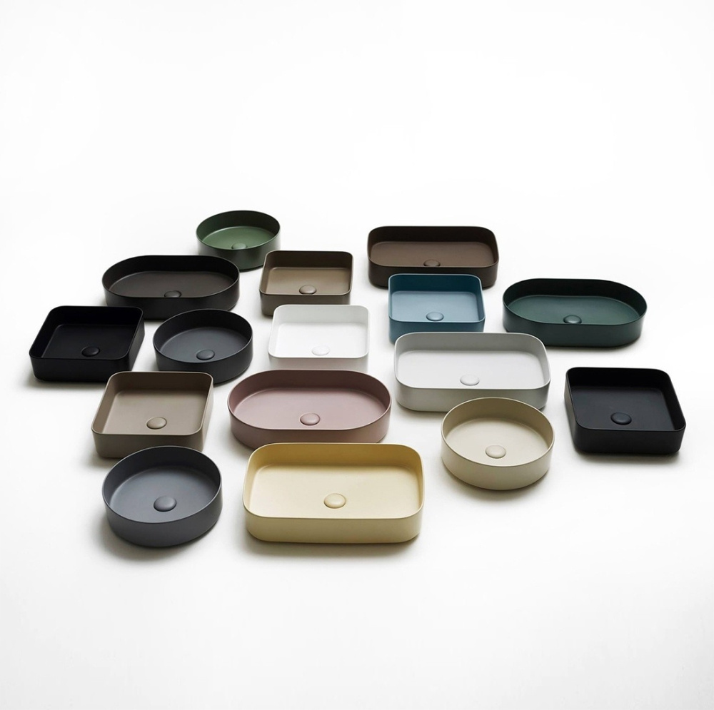 Ceramica CIELO Shui Comfort SHCOLAO60 AG - Раковина накладная на столешницу 60*38 см (Agave)