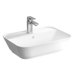 Фото Раковина накладная 60 см Vitra Geo (7426B003-0001) белый