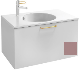 Тумба под раковину Jacob Delafon Odeon Rive Gauche 70 см, EB2511-RX-S37, цвет нежно-розовый сатин, р