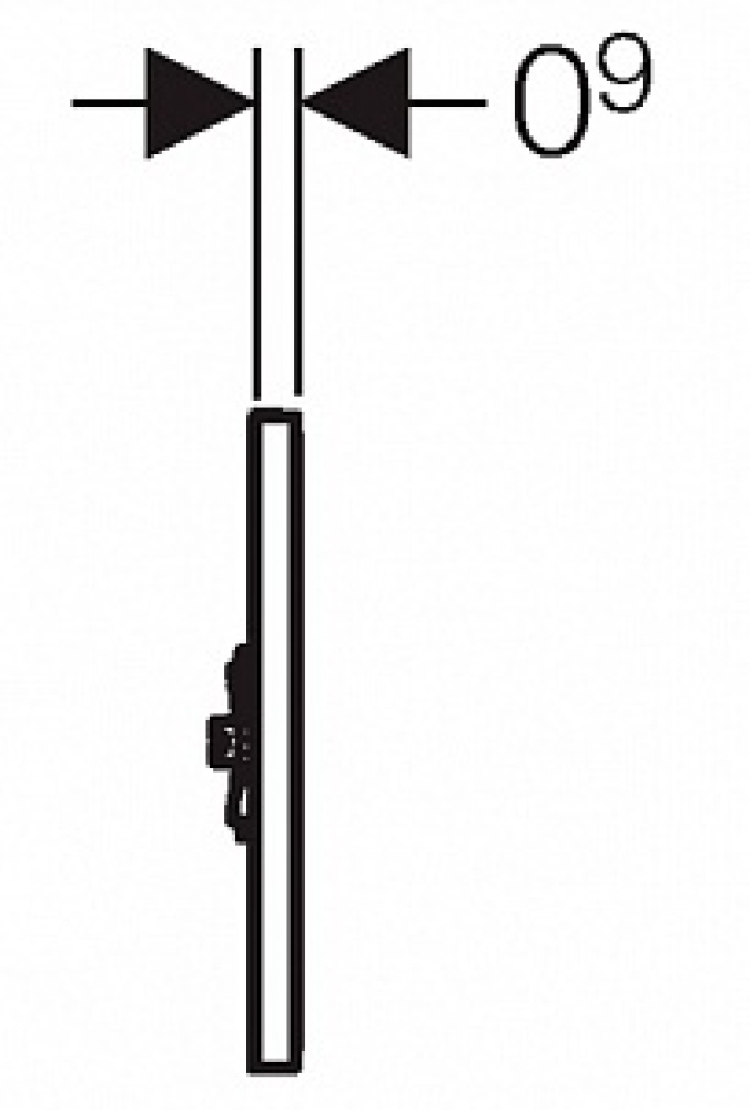 Кнопка смыва Geberit Sigma 01 (116.021.46.5) серый