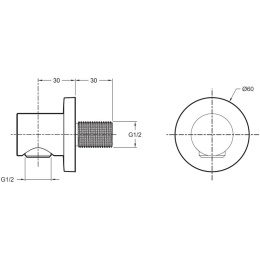 Душевая система Jacob Delafon Modulo E30759-CP, хром