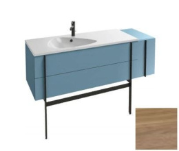 Тумба под раковину Jacob Delafon Nouvelle Vague 145 см, EB3038-E16, цвет - ореховое дерево