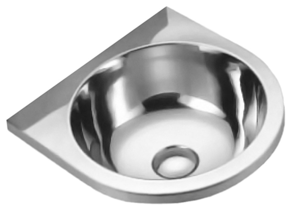 Фото Раковина антивандальная Nofer 30 13038.B хром, глянцевая