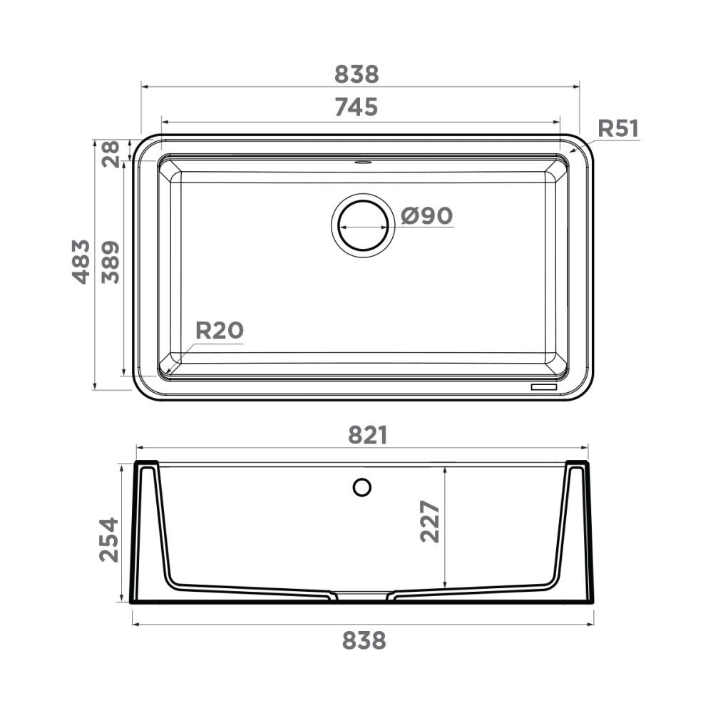 Кухонная мойка Omoikiri Tarento 83-WH Tetogranit (4993177) Белый