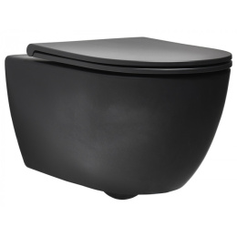 Унитаз подвесной безободковый SIMAS TREVI TR 18 black matt