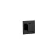Переключатель встраиваемый Mamoli Euclide 28540000C02K на 3 потока, Matt black
