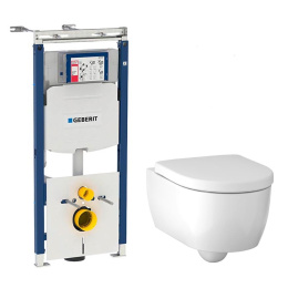 Geberit iCon 500.362.00.I Комплект инсталляция и унитаз подвесной, безободковый