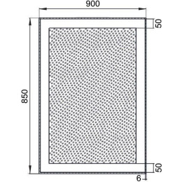 Зеркало Aquanet Алассио 9085 LED