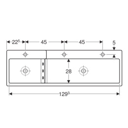 Раковина Geberit Bambini 135 L 430300016