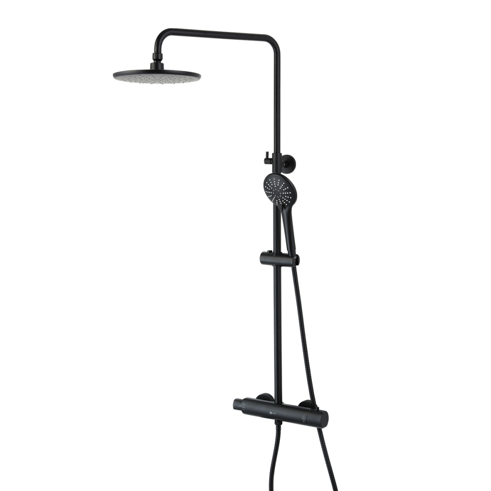 Фото Душевая система Lemark Bronx (LM3770BL) черный