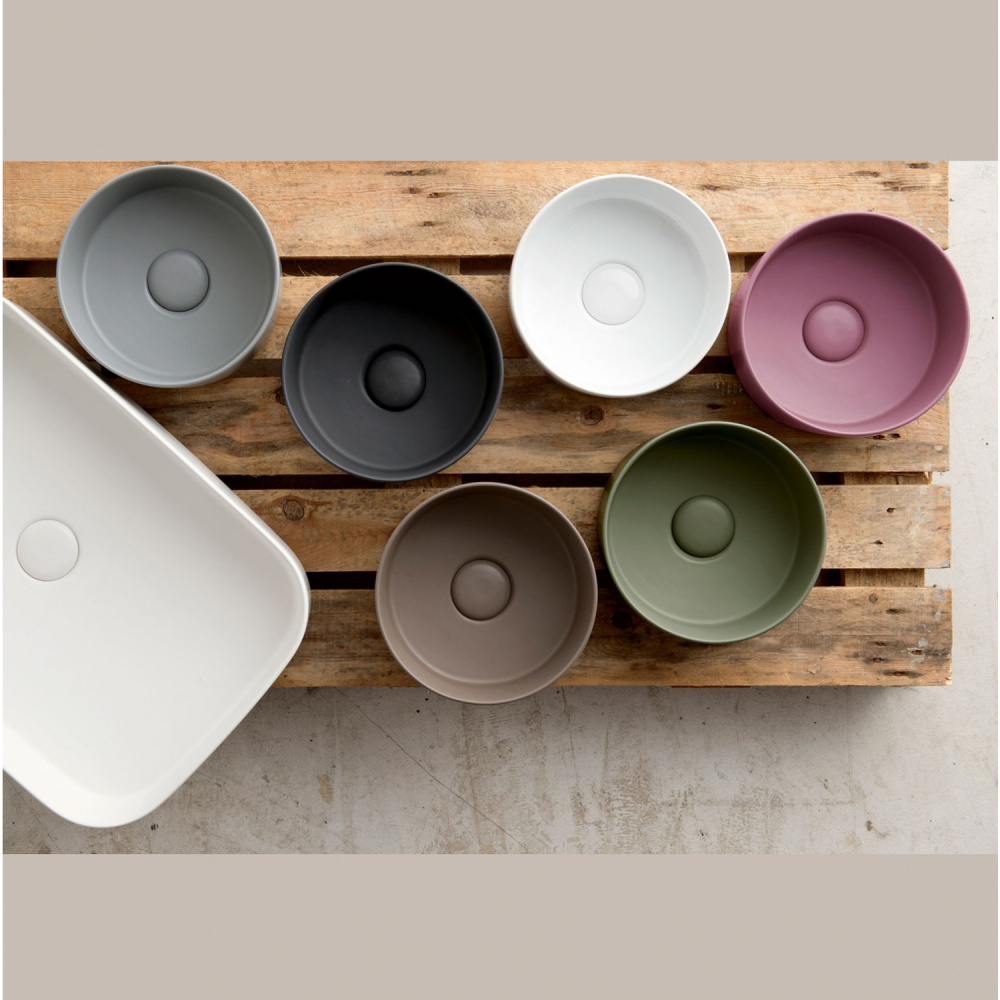 Ceramica CIELO Shui Comfort MILAT AV - Раковина накладная Ø 25 см Avena