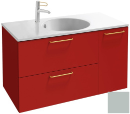 Тумба под раковину Jacob Delafon Odeon Rive Gauche 90 см, EB2543-RX-M44, цвет миндальный матовый, ру