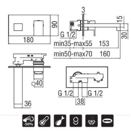 NOBILI Mia MI102198CR Смеситель для раковины (хром)