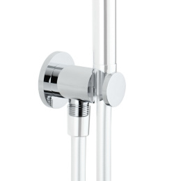 Фото Штуцер для душа с держателем лейки Giulini хром F1559/M