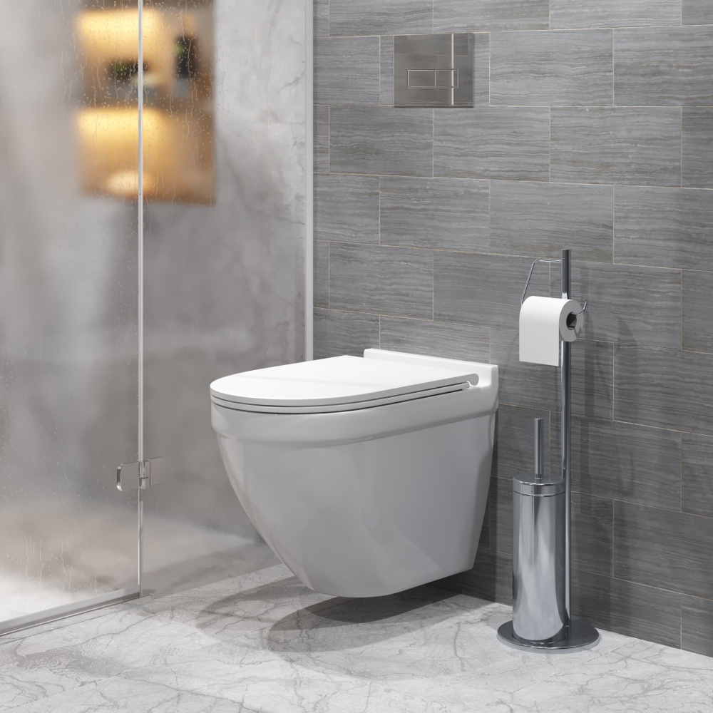 Унитаз подвесной Grossman (GR-4483SQ) белый глянцевый