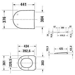 Сиденье для унитаза Duravit 0021691394