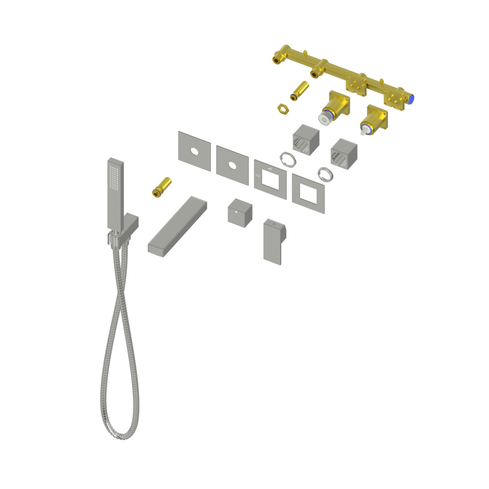 Фото Смеситель встроенный для ванны с душем Timo Selene 2014/00YSM хром