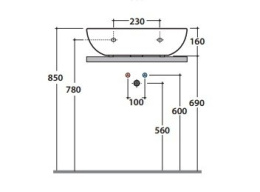 Фото Держатель полотенца Globo Bowl+ (PC6037) хром