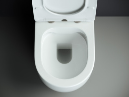 Унитаз-компакт Ceramicanova MIA CN1801 с горизонтальным выпуском белый