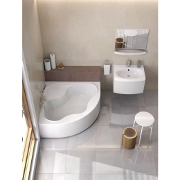 Акриловая ванна 140x140 Ravak (CF01000000), четверть круга