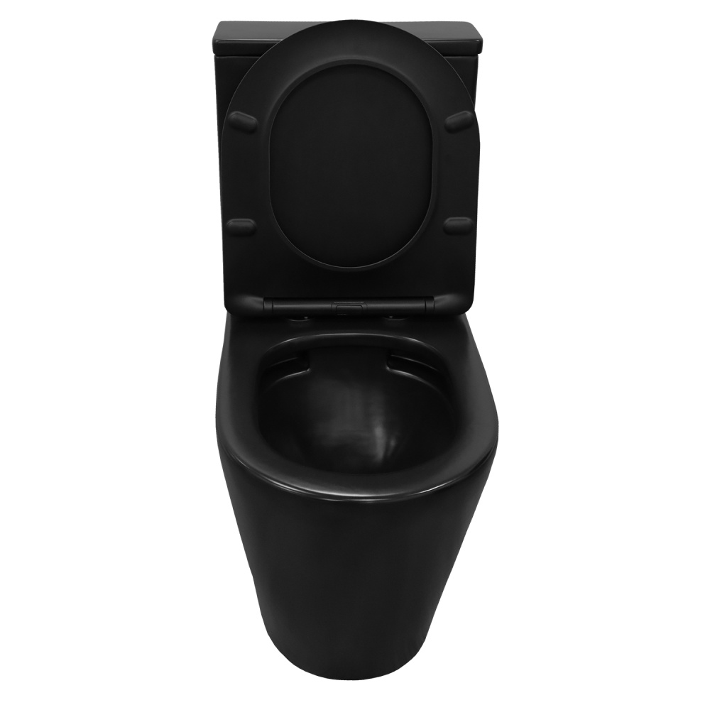 Унитаз-компакт Azario Black Queen (AZ-8380) Черный матовый