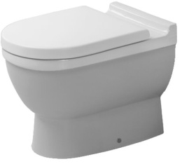 Приставной унитаз Duravit Starck 3 0124090000, белый