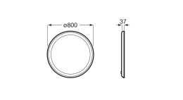 Зеркало Roca Iridia (812337000)