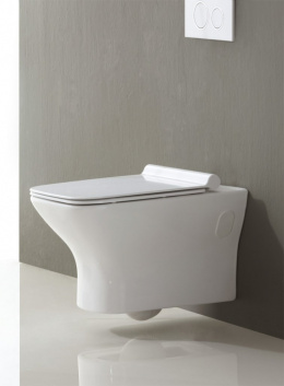 Подвесной унитаз BelBagno Romano BB248CHR-SM, безободковый