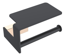 Фото Держатель туалетной бумаги Boheme Q (10941-G-B) черный