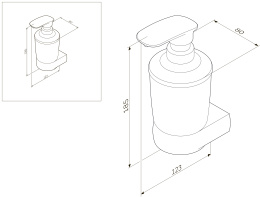 Фото Диспенсер для жидкого мыла Am.Pm Sensation (A3036900) хром