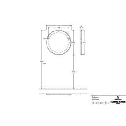 Villeroy Boch ANTHEUS B30500PW Зеркало для ванной комнаты (цвет черный ясень)