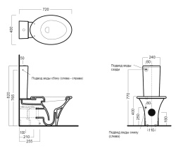 Фото Чаша унитаза Hatria Sculture (YXZ401) белый