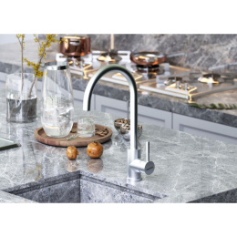 Damixa DX710730000 Merkur, смеситель для кухни с фильтрацией, никель