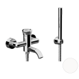 Смеситель для ванны Remer Element ET02BO, белый матовый