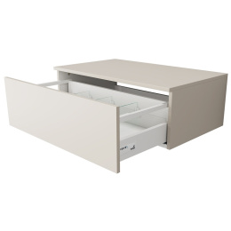 Velvex UNIQUE UNIT tpUNI.80.H27.Y-221 Тумба подвесная выс. 27, выдв. ящик, шёлк шампань
