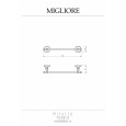Migliore Mirella 17250 Полотенцедержатель L36 см, хром