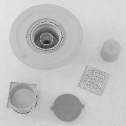 Фото Душевой трап Viega Advantix (556914+21962) бронза, серый