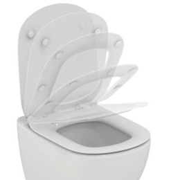 Крышка-сиденье Ideal Standard Tesi T352701 с микролифтом, петли хром