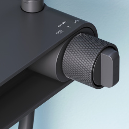 Фото Душевая система со смесителем Am.Pm X-Joy (F0785A622) черный