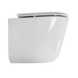 Чаша подвесного безободкового унитаза Belbagno со смывом TORNADO BelBagno FLAY-TOR BB053CH-TOR-FC