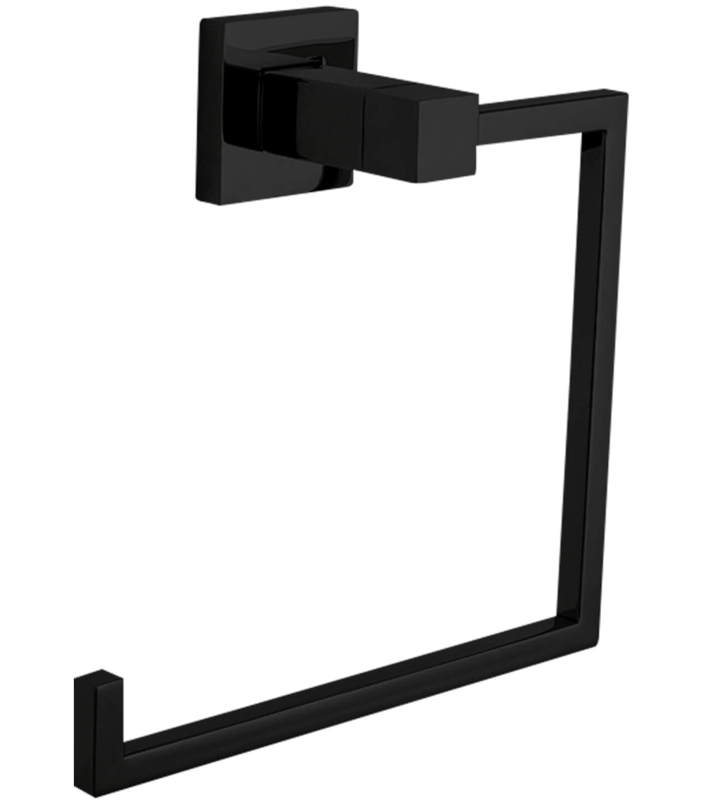 Фото Nofer 16905.N Вешало для полотенец Г-образное BARCELONA черное