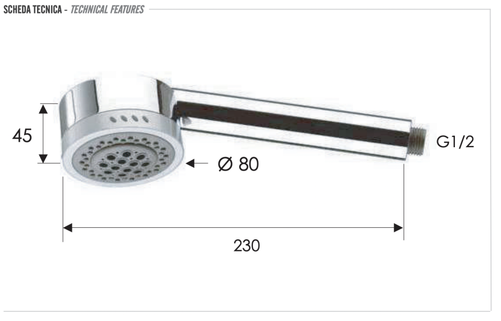 Фото Ручной душ Remer 321HGX