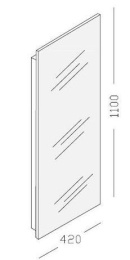 Зеркало для ванной Hatria Daytime (Y0PG01)