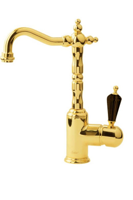 Фото Смеситель для умывальника Boheme Tradizionale Nero (252) хром