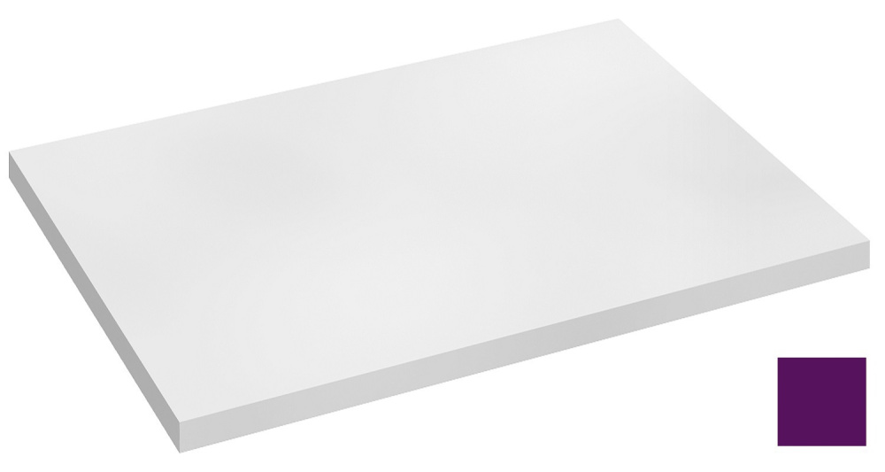 Фото Столешница без выреза под раковину Jacob Delafon Odeon Rive Gauche 60 см, EB2597-M63, цвет сливовый 