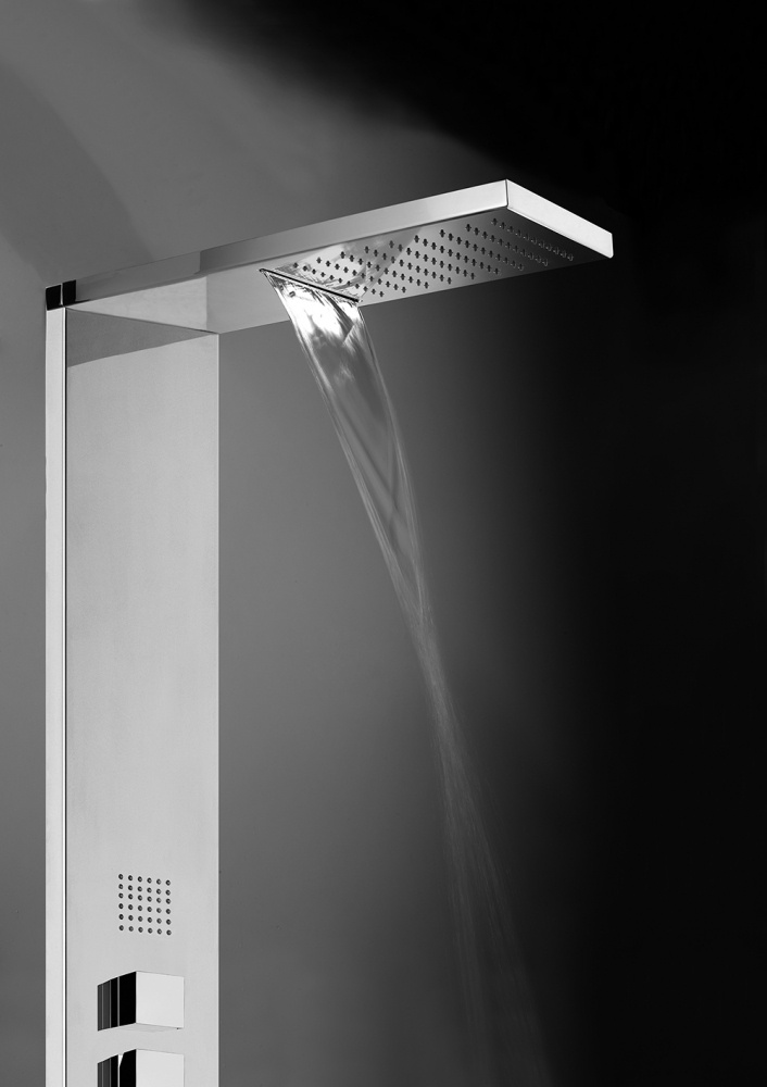 Фото Душевая панель Bossini Manhattan-4 L00891.030, хром