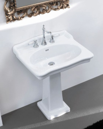 Фото Раковина 68 см ArtCeram Hermitage (HEL002 01 00) белый