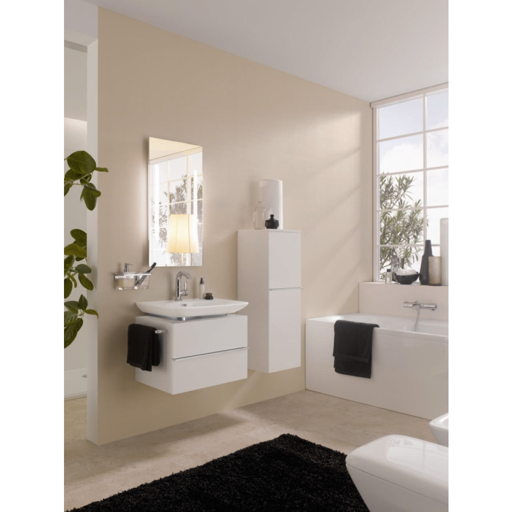 Тумба под раковину Laufen Palace New 4.0125.2.075.464.1 89 см, 1 выдвижной ящик, цвет белый глянцевы